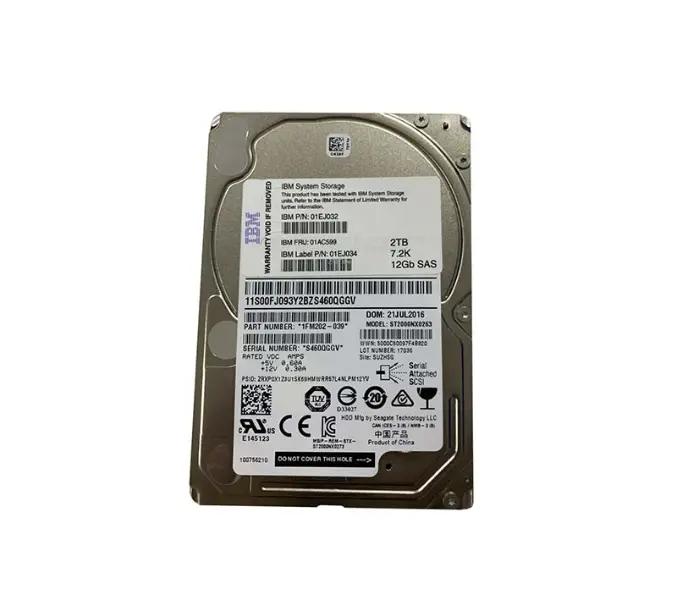 01AC599 IBM 2Tb 7200Rpm Sas 12Gb/S 2.5-Inch Hard Drive ...