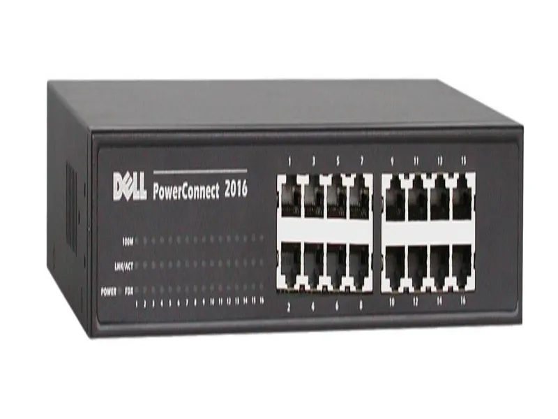 06X158 Dell PowerConnect 2016 16-Ports 10/100 Fast Ethe...