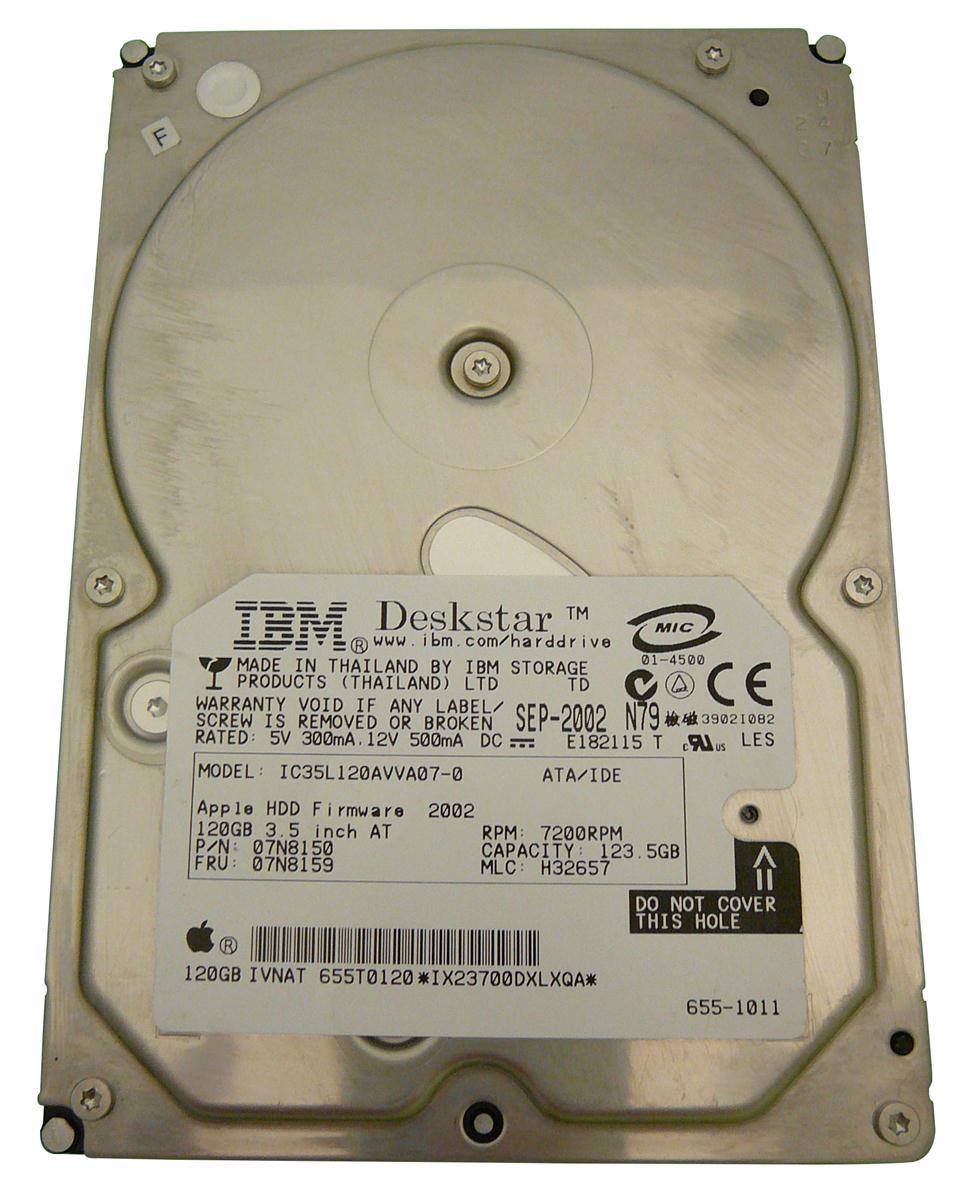 07N8150 IBM Deskstar 120GXP 123.5GB 7200RPM ATA-100 2MB...