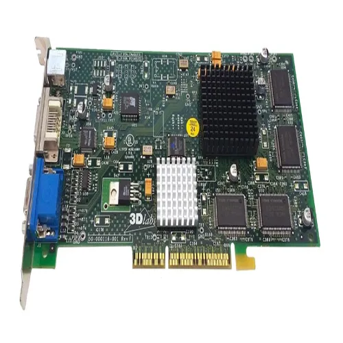 163396-001 HP 3D Labs Oxygen AGP Video Card