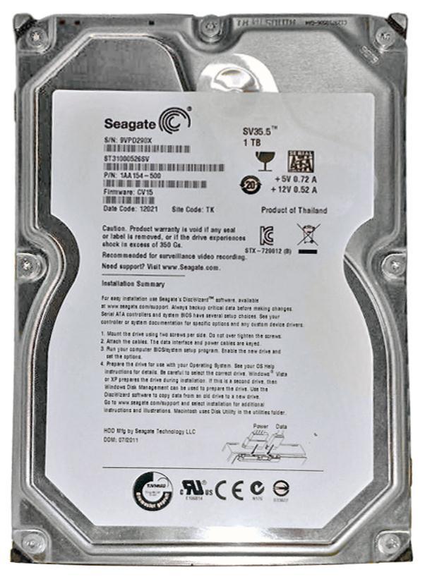1AA154-500 Seagate SV35.5 Series 1TB 7200RPM SATA 6GB/s...
