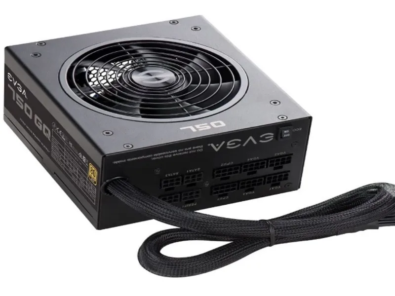 210-GQ-0750-V1 EVGA 750 GQ 750-Watts 100-240V AC 10A 80...