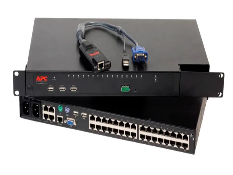 242694-001 HP 4-Port KVM Switch Box 1u Programmable for...