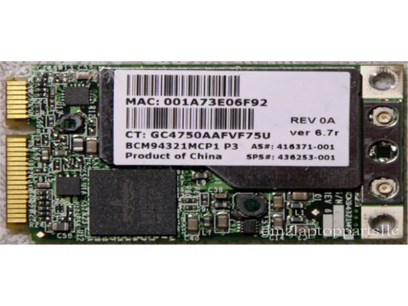 416371-001 HP Mini PCI-Express 54G Wi-Fi IEEE 802.11a/b...