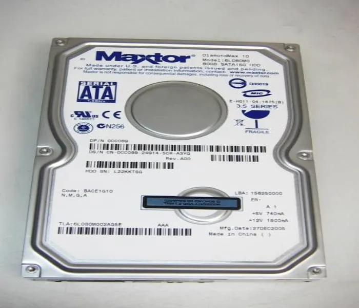 6L080M0 Maxtor DiamondMax 10 80GB 7200RPM SATA 1.5GB/s ...