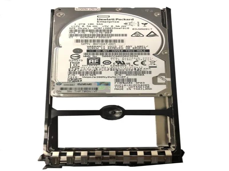 801047-001 HP 1.2TB 10000RPM SAS 12GB/s 2.5-inch Hard D...