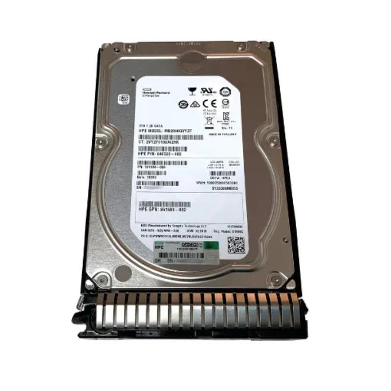 872771-001 HP 2TB 7200RPM SATA 6GB/s 3.5-inch Hard Driv...