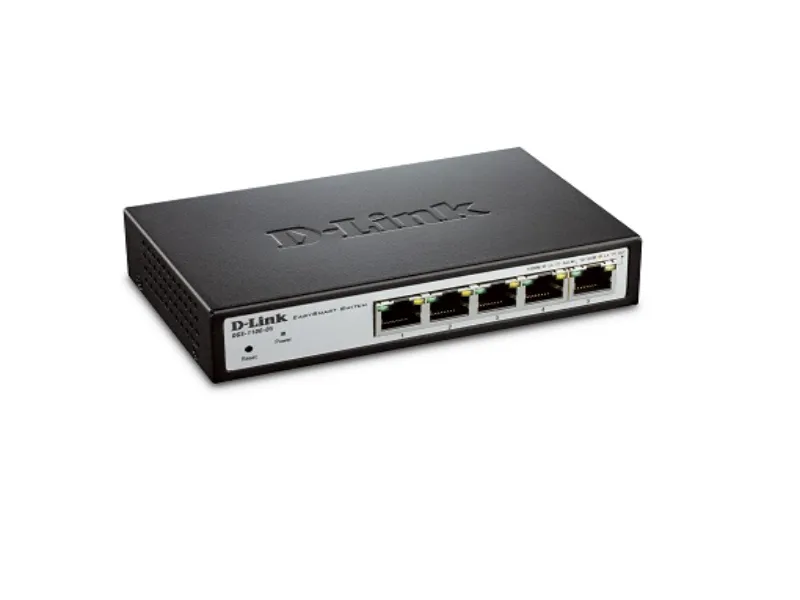 DES-105 D-Link 5-Port 10/100Base-TX Fast Ethernet Switc...