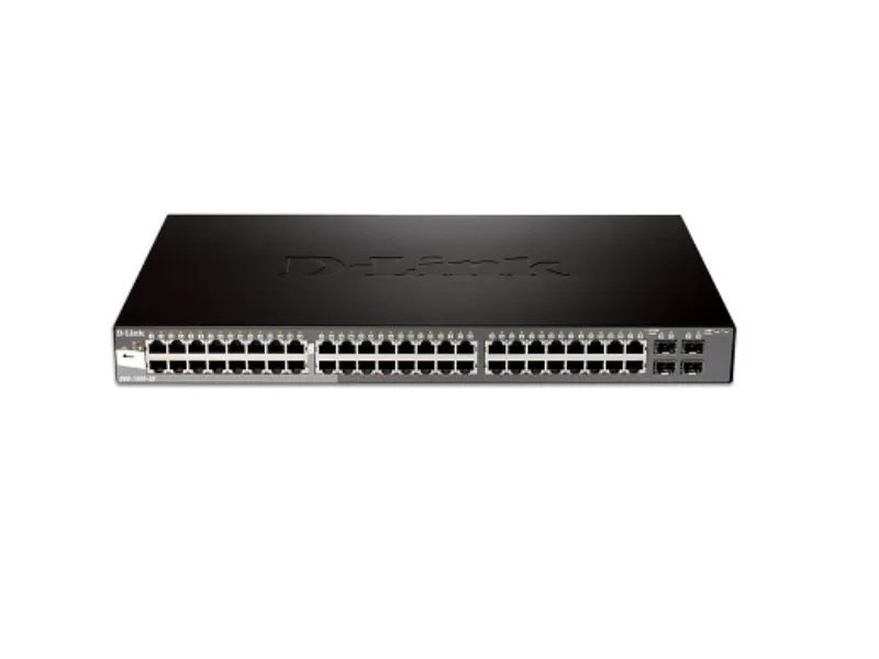 DGS-1500-52 D-Link 48-Port 10/100/100Base-T Layer-3 Man...