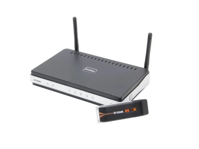 DKT-408 D-Link 4-Port 2.4GHz 300MB/s 10/100Base-T Fast ...