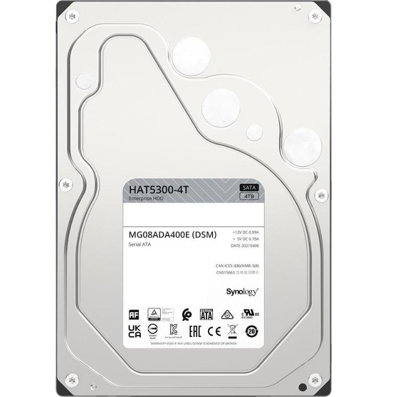 HAT5300-4T Synology 4TB 7200RPM SATA 6GB/s 512e 256MB C...