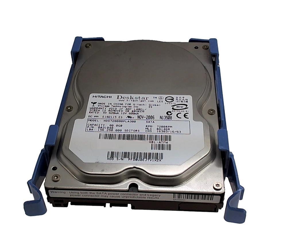 HDS728080PLA380 Hitachi Deskstar 7K80 80GB 7200RPM SATA...