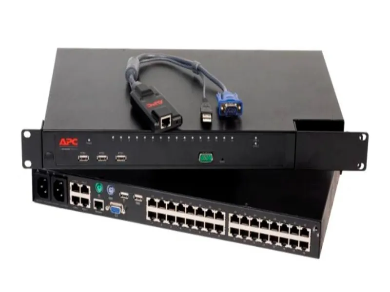 J1474A HP 8-Port KVM Rackmount Console Switch for NetSe...