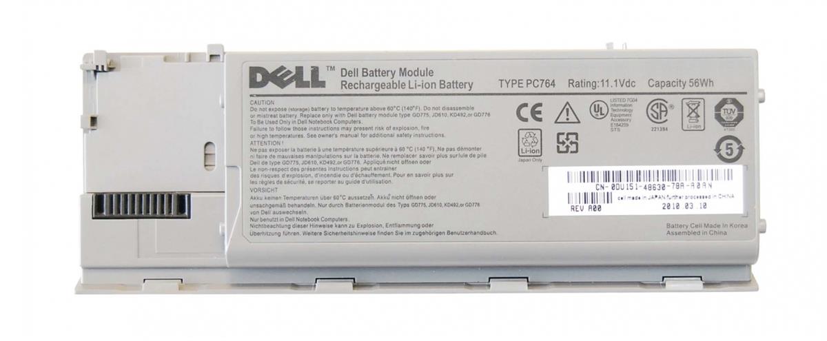 JD634 Dell 6-Cell 11.1V 56WHr Lithium-Ion Battery for L...