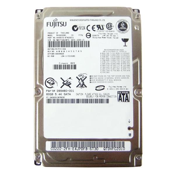 MHV2060BS Fujitsu 60GB 5400RPM SATA 1.5GB/s 8MB Cache 2...