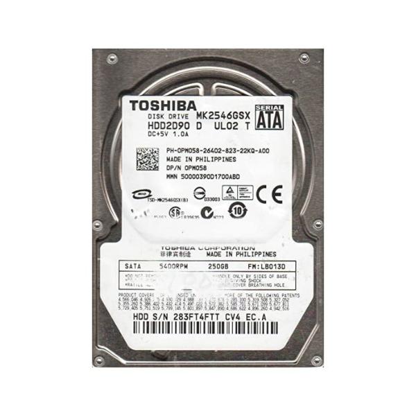 MK2546GSX Toshiba 250GB 5400RPM SATA 3GB/s 8MB Cache 2....