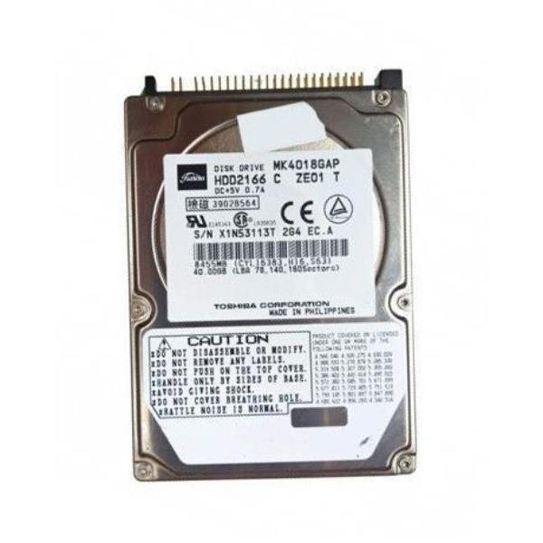 MK4018GAP Toshiba 40GB 4200RPM Ultra-ATA/100 2MB Cache ...