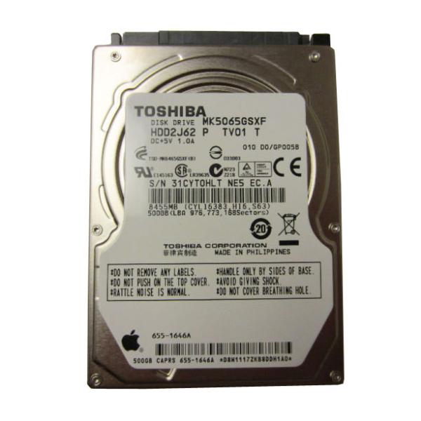 MK5065GSXF Toshiba 500GB 5400RPM SATA 3Gbps 8MB Cache 2...