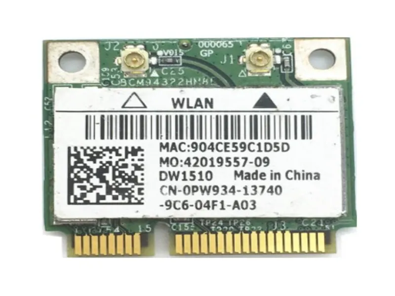 PW934 Dell 1510 IEEE IEEE 802.11n Mini PCI-Express Wi-F...