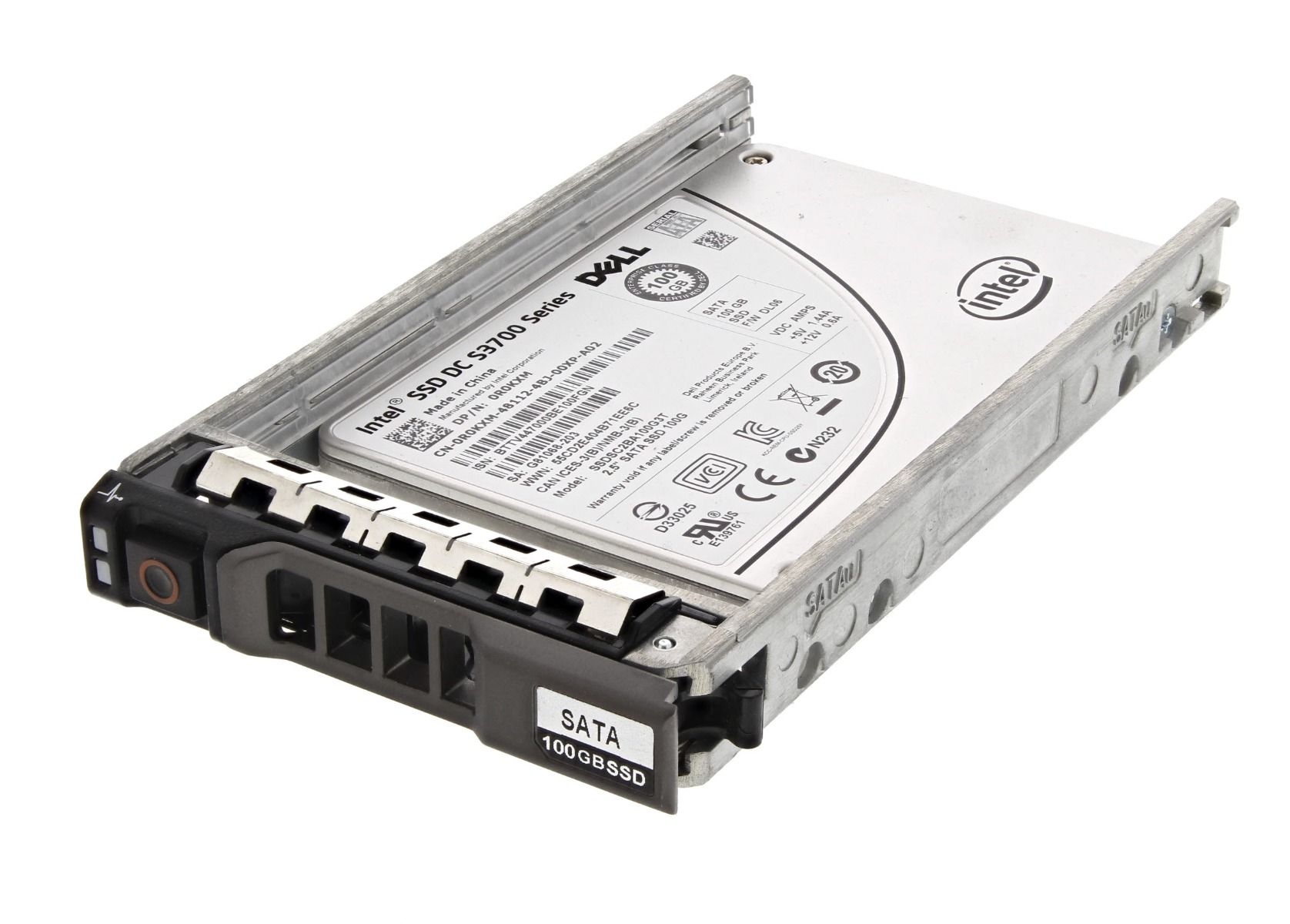 R0KXM Dell / Intel DC S3700 100GB SATA 6Gb/s 2.5-inch M...