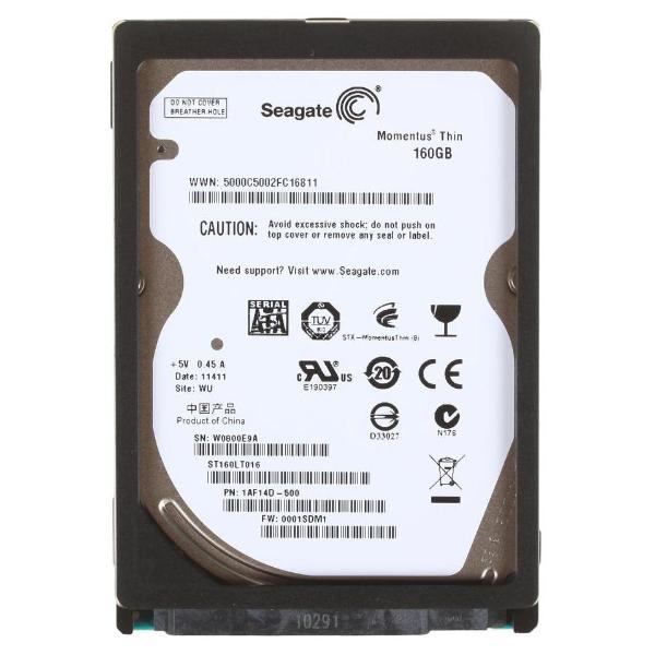 ST160LT016 Seagate Momentus 160GB 7200RPM SATA-300 16MB...