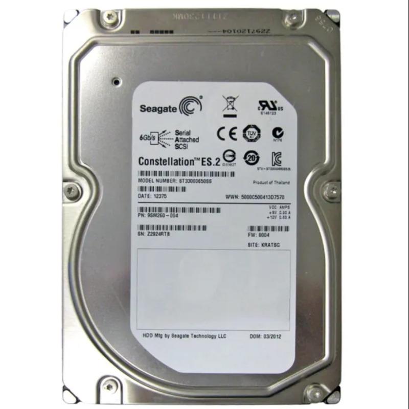 ST33000650SS Seagate Constellation ES.2 3TB 7200RPM SAS...