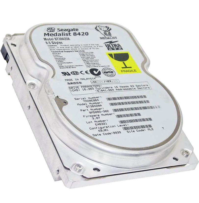 ST38420A Seagate Medalist 8420 8.6GB 5400RPM ATA-33 512...