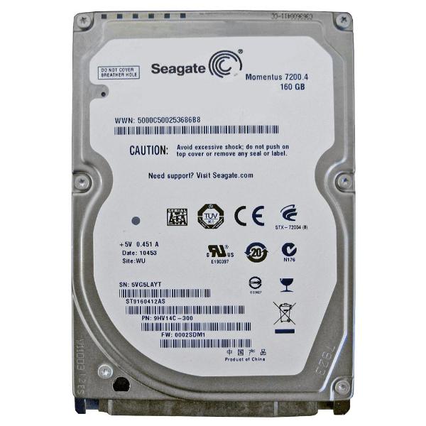 ST9160412AS Seagate Momentus 7200.4 160GB 7200RPM SATA ...