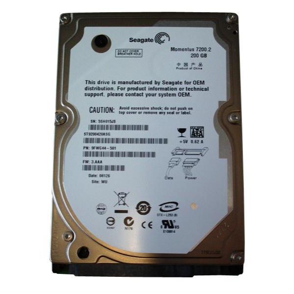 ST9200420ASG Seagate 200GB 7200RPM SATA 3GB/s 16MB Cach...