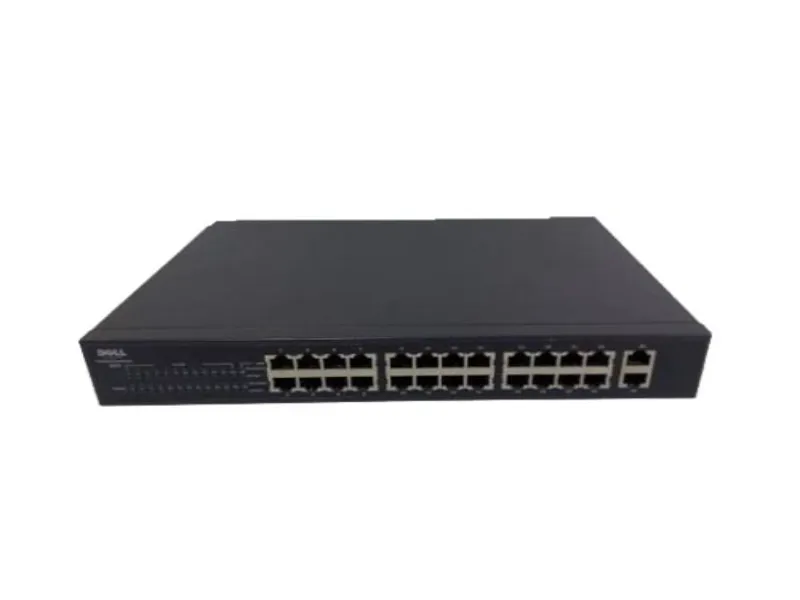 TJ899 Dell PowerConnect 2324 24-Port 24x 10/100 + 2x 10...