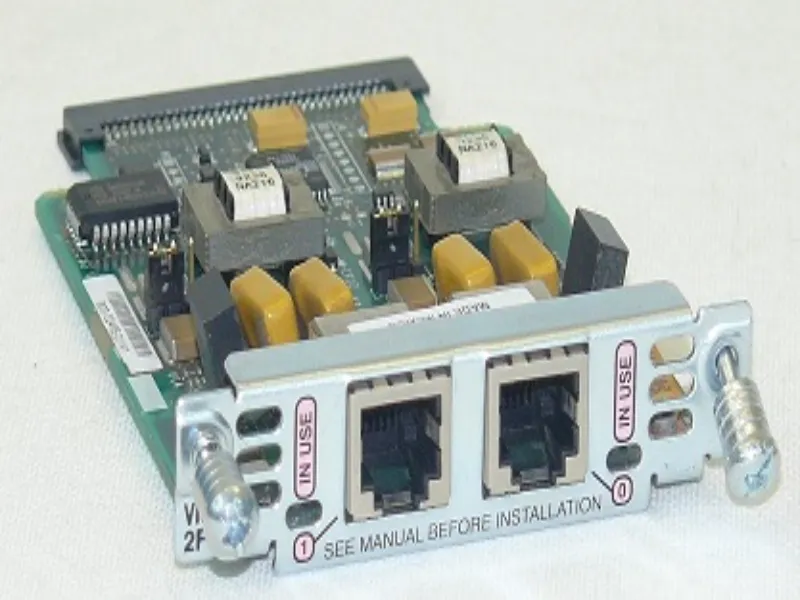 VIC-2FXO Cisco 2-Port Voice Interface Card Plug-in Modu...