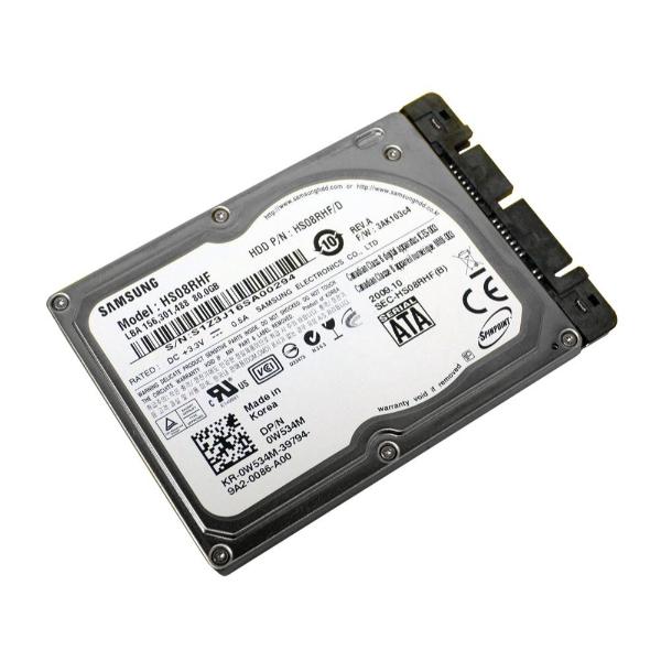 W534M Dell 80GB 5400RPM SATA 1.5GB/s 1.8-inch Hard Driv...