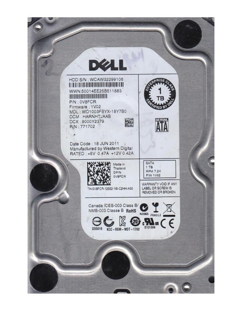 WD1003FBYX-18Y7BO Western Digital RE4 1TB 7200RPM SATA ...