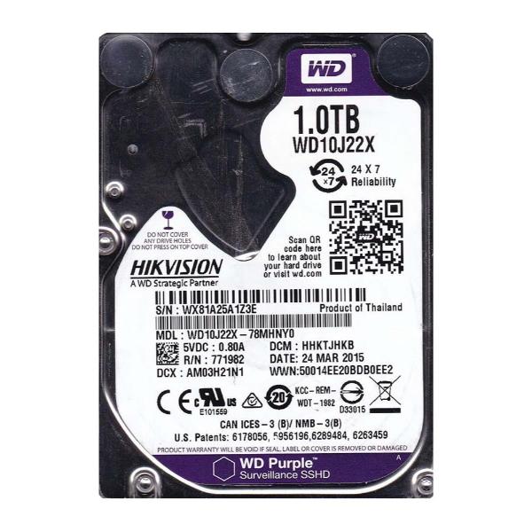 WD10J22X Western Digital 1TB 5400RPM SATA 6GB/s 2.5-inc...