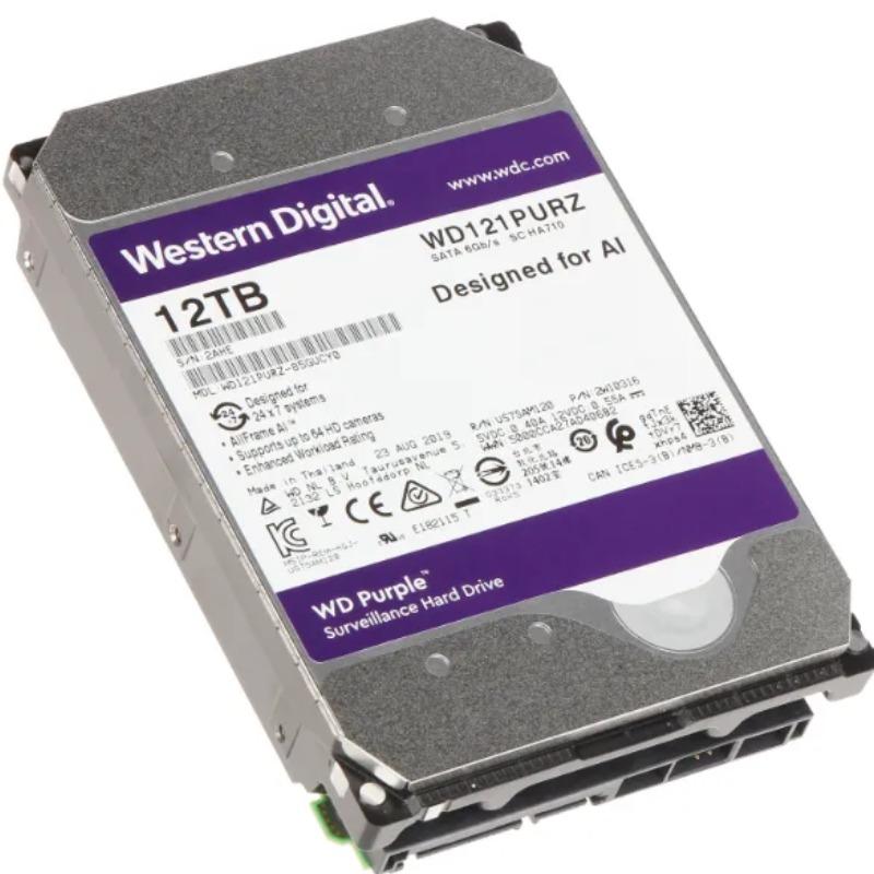 WD121PURZ Western Digital Purple Surveillance 12TB 7200...