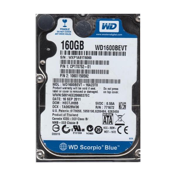 WD1600BEVT-16A23T0 Western Digital 160GB 5400RPM SATA 3...