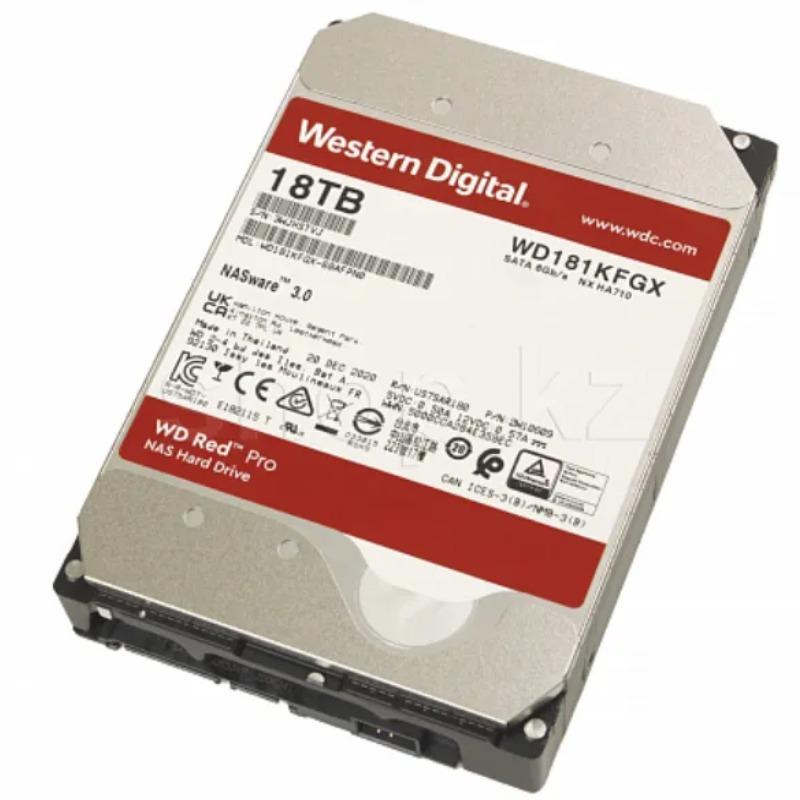 WD181KFGX Western Digital Red Pro NAS 18TB 7200RPM SATA...