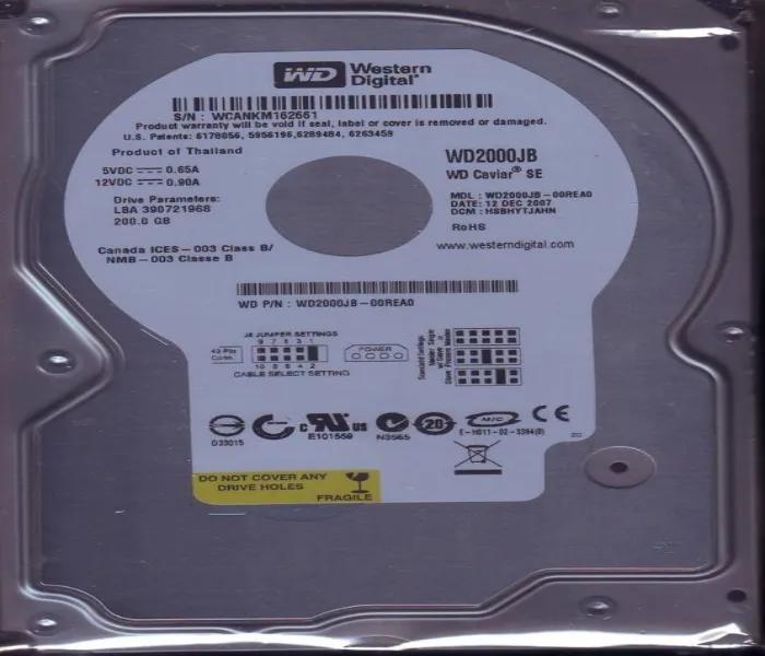 WD2000JB Western Digital Caviar Se 200GB 7200RPM Ultra ...