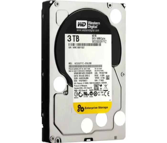 WD3000FYYZ Western Digital Re 3TB 7200RPM SATA 6GB/s 64...