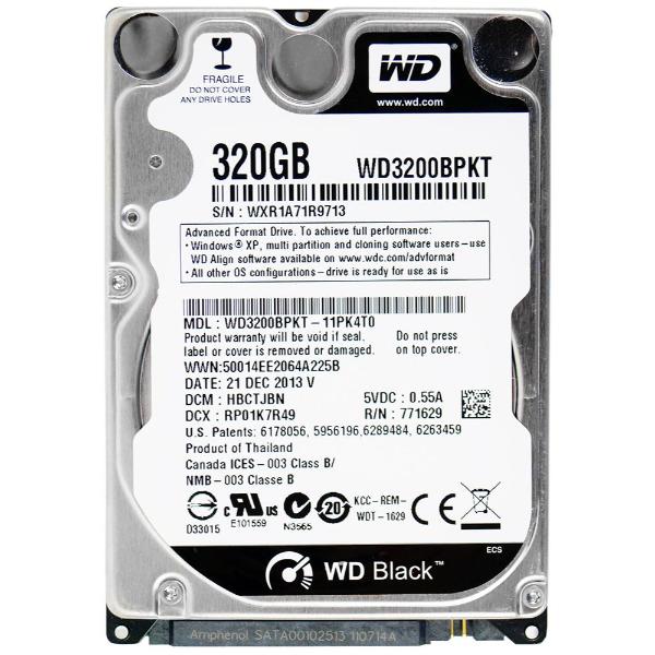 WD3200BPKT Western Digital 320GB 7200RPM SATA 3GB/s 2.5...