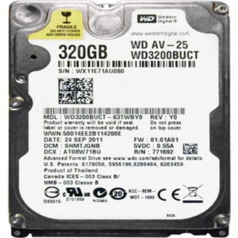 WD3200BUCT-63TWBY0 Western Digital 320GB 5400RPM SATA 3...