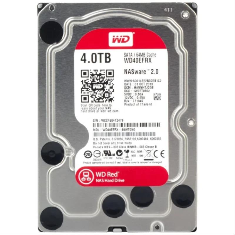 WD40EFRX-68WT0N0 Western Digital Red 4TB 5400RPM SATA 6...