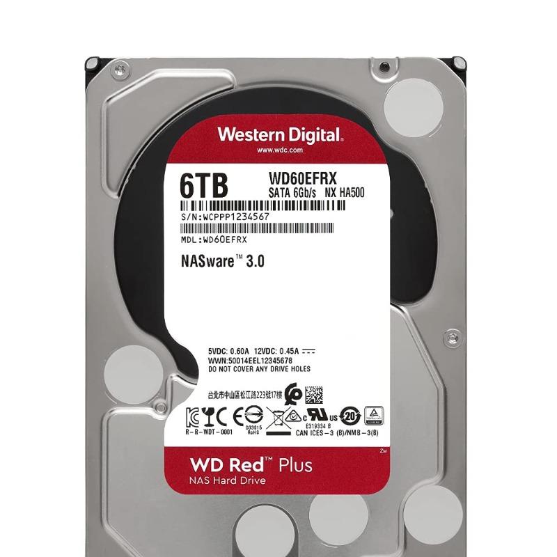 WD60EFRX Western Digital Red 6TB 5400RPM SATA 6GB/s 64M...