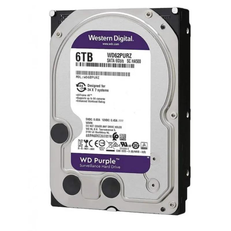 WD62PURZ Western Digital Purple 6TB 5640RPM SATA 6GB/s ...