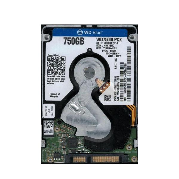 WD7500LPCX-00HWST0 Western Digital Blue 750GB 5400RPM S...