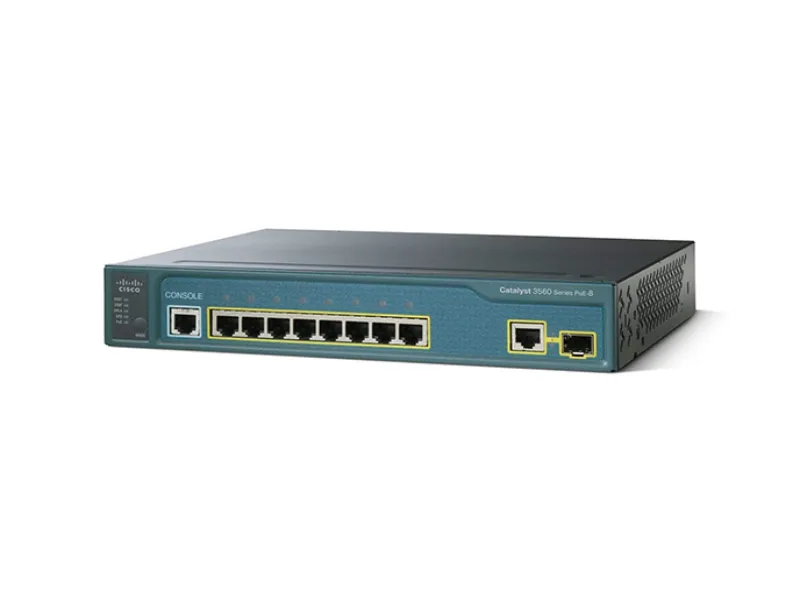 WS-C3560-8PC-S Cisco Catalyst 3560 8-Port 8 x 10/100 (P...